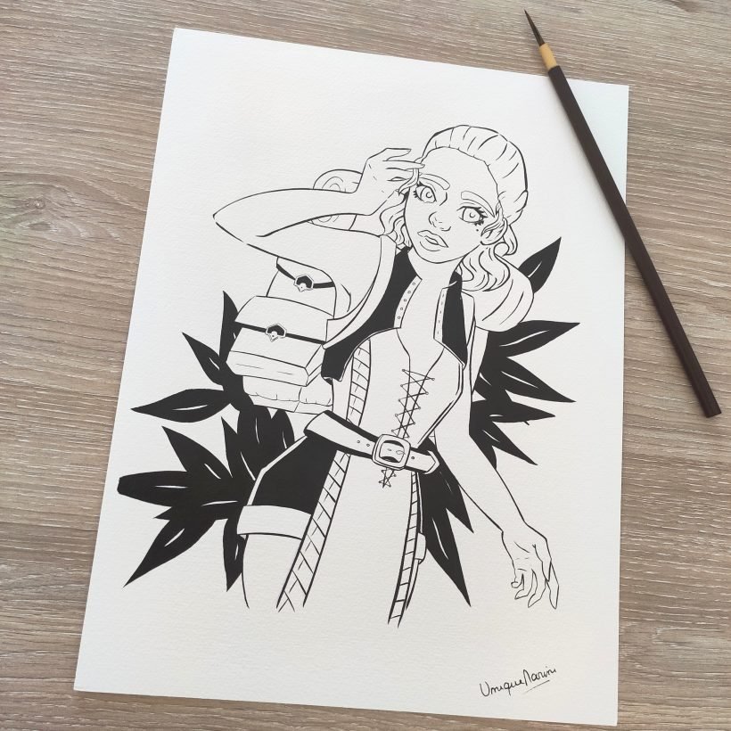 illustration exploratrice