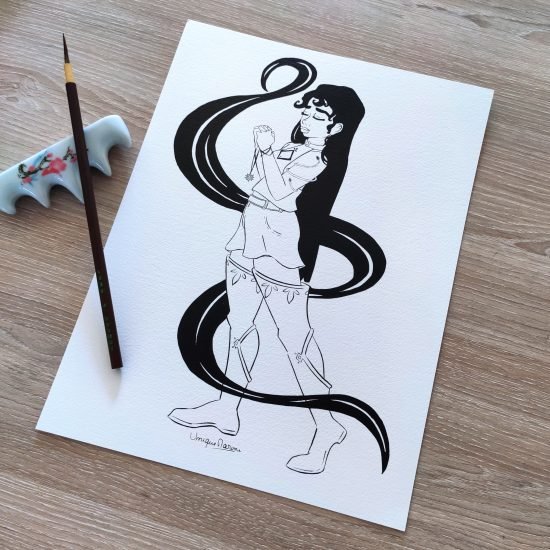 illustration prêtresse